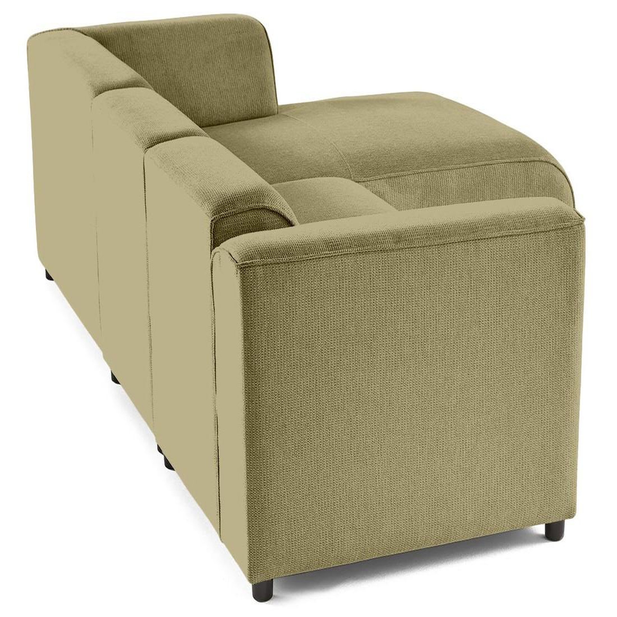 Voir la diapositive 6 : LISA DESIGN Suaro - canapé modulable d'angle droit 4 places en tissu texturé