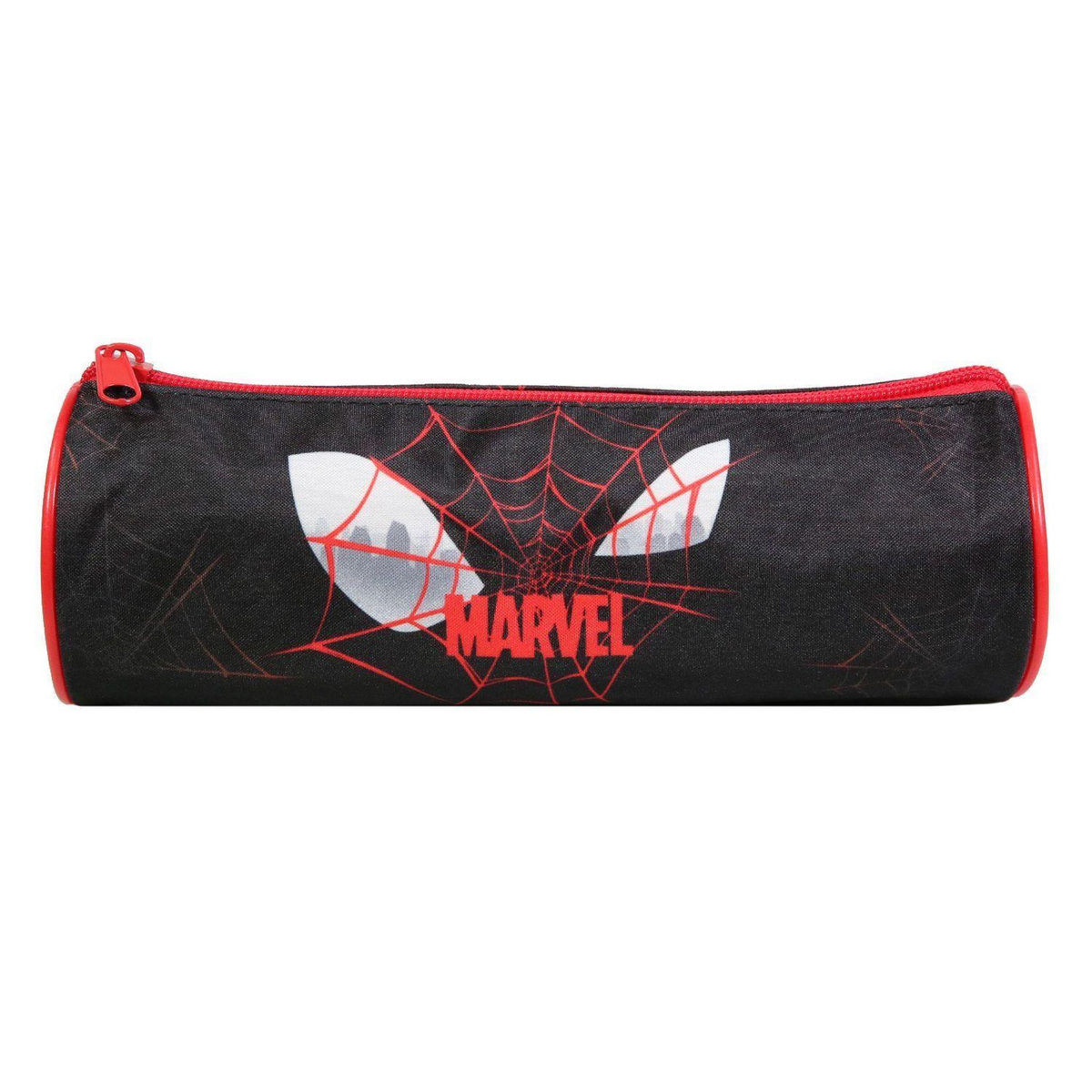 Bagtrotter BAGTROTTER Trousse scolaire ronde Marvel Spiderman Noire