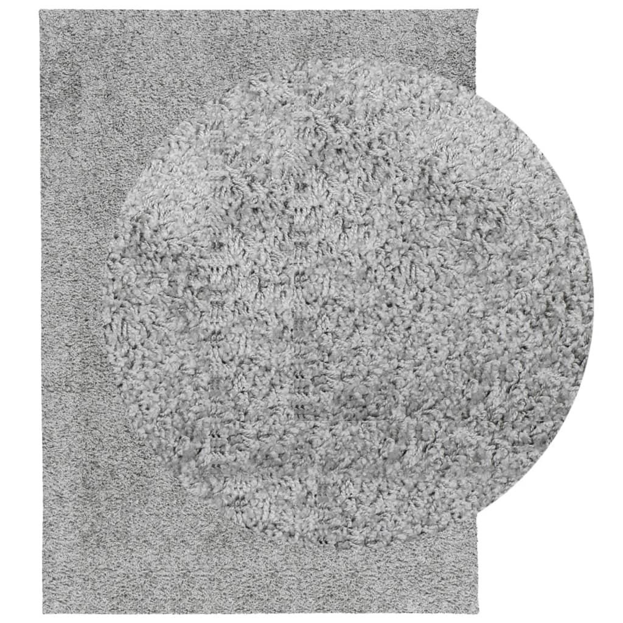 Voir la diapositive 3 : VIDAXL Tapis shaggy PAMPLONA poils longs moderne gris 140x200 cm