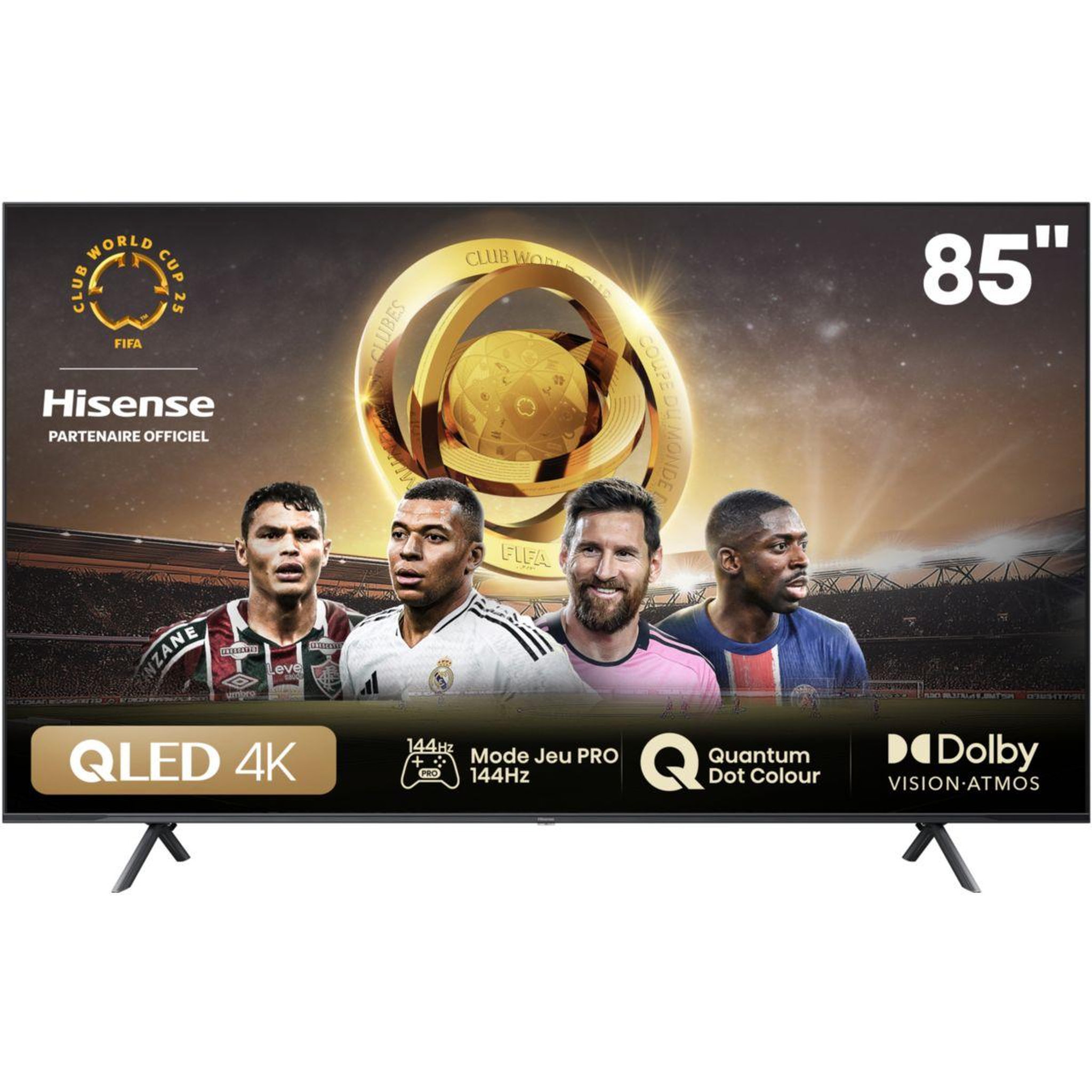 Voir la diapositive 1 : Hisense TV QLED 85E7NQ PRO 2024