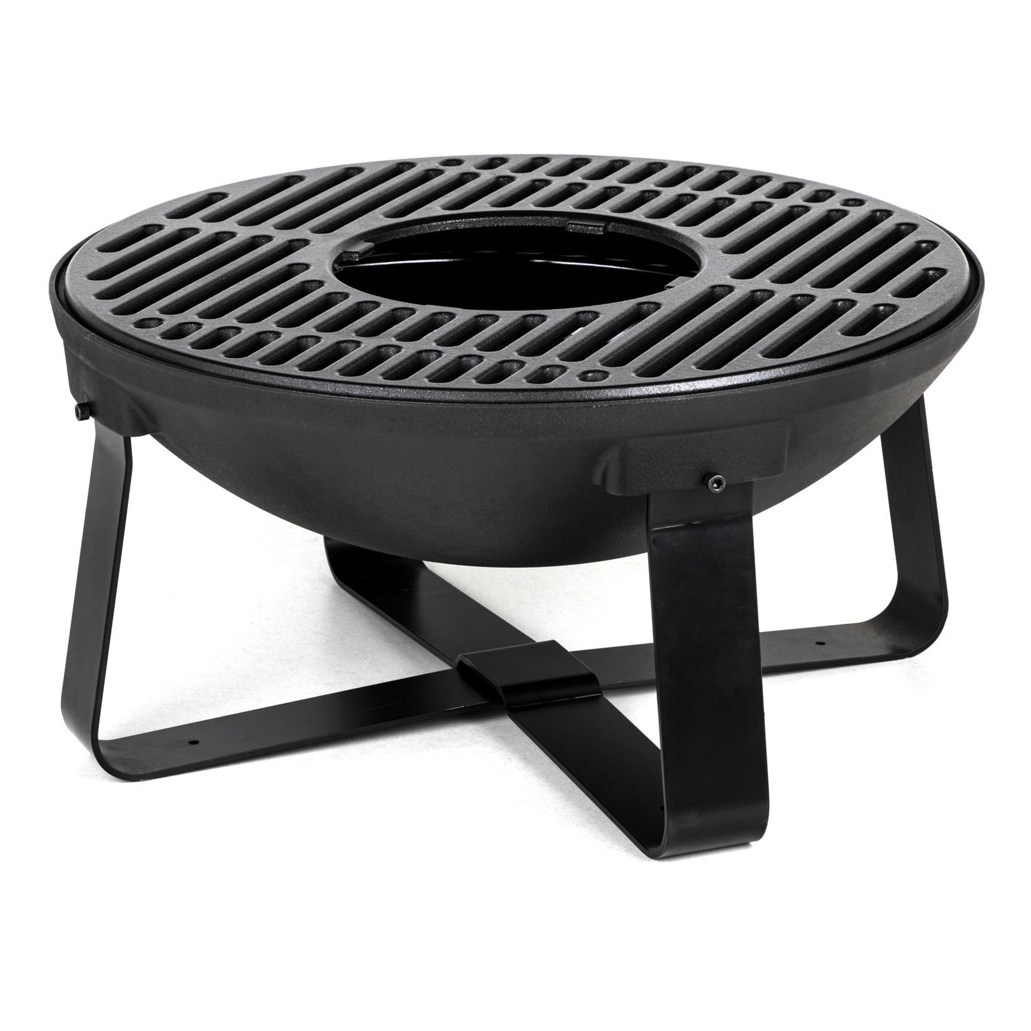 Voir la diapositive 1 : Somagic Brasero en fonte D 52cm