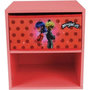 Voir la diapositive 1 : Fun House Fun house miraculous ladybug chevet avec tiroir h.36 x l.33 x p. 30 cm