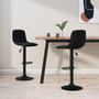 Voir la diapositive 1 : VIDAXL Tabourets de bar lot de 2 noir velours