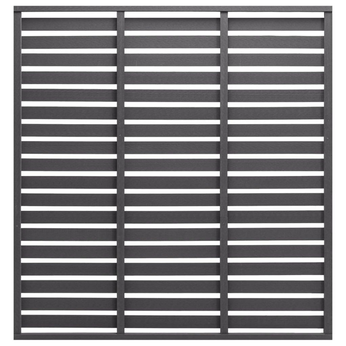 VIDAXL Panneau de cloture WPC 180x180 cm Gris