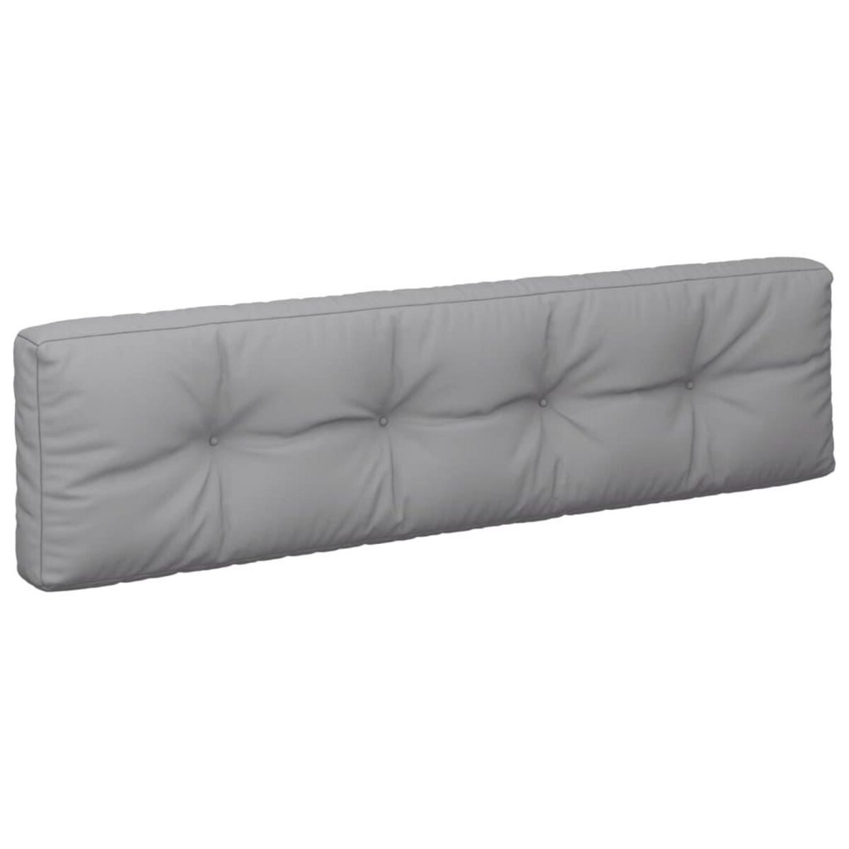 VIDAXL Coussins de palette lot de 2 gris tissu