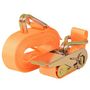 Voir la diapositive 2 : VIDAXL Sangle d'arrimage 10 pcs 0,4 tonne 6 m x 25 mm Orange