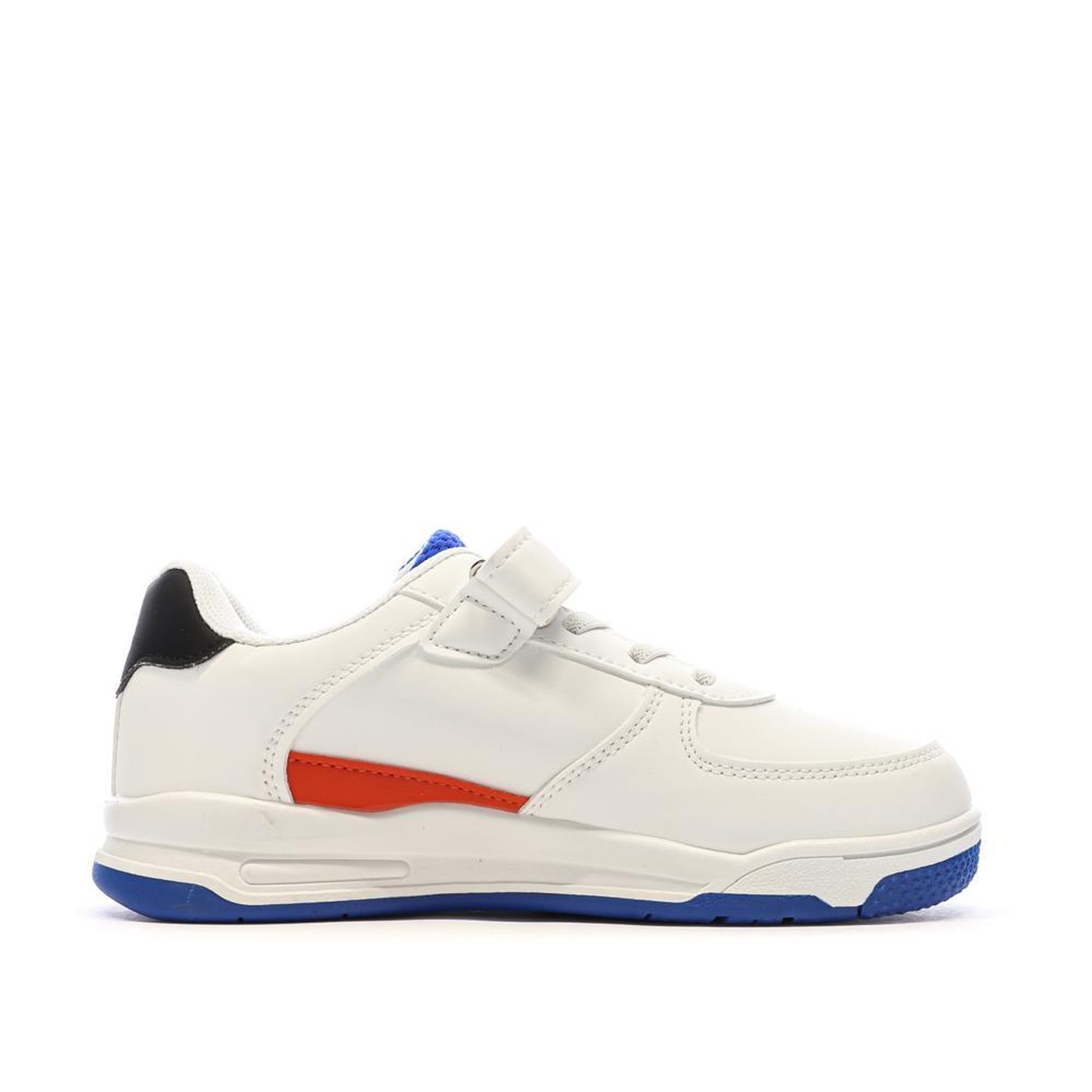 Voir la diapositive 2 : LOTTO Baskets Blanches/Noir/Rouge Garçon Lotto Verona
