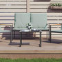 Voir la diapositive 1 : VIDAXL Table de jardin anthracite 55x40x37 cm acier