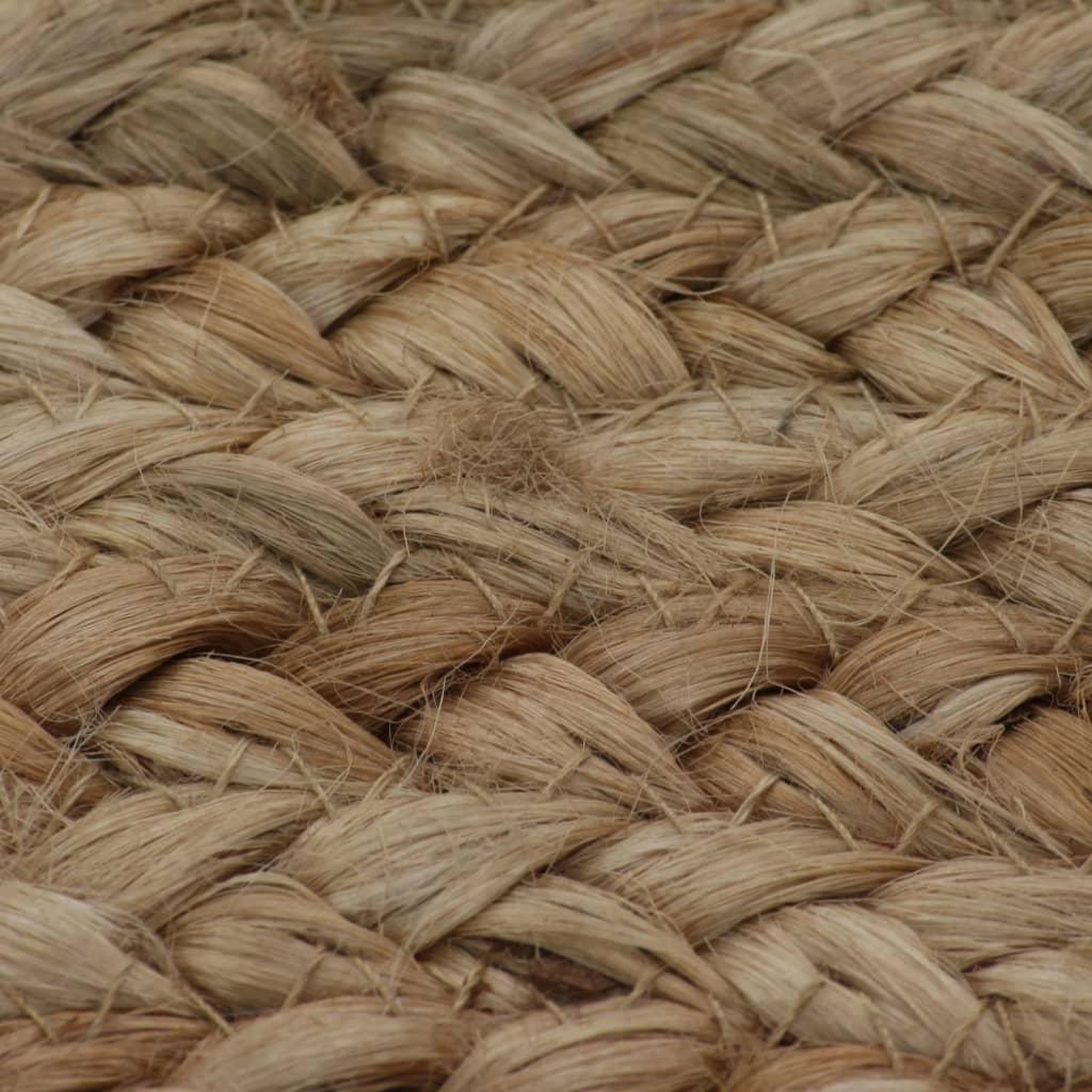 Voir la diapositive 5 : VIDAXL Tapis Jute tresse 90 cm rond