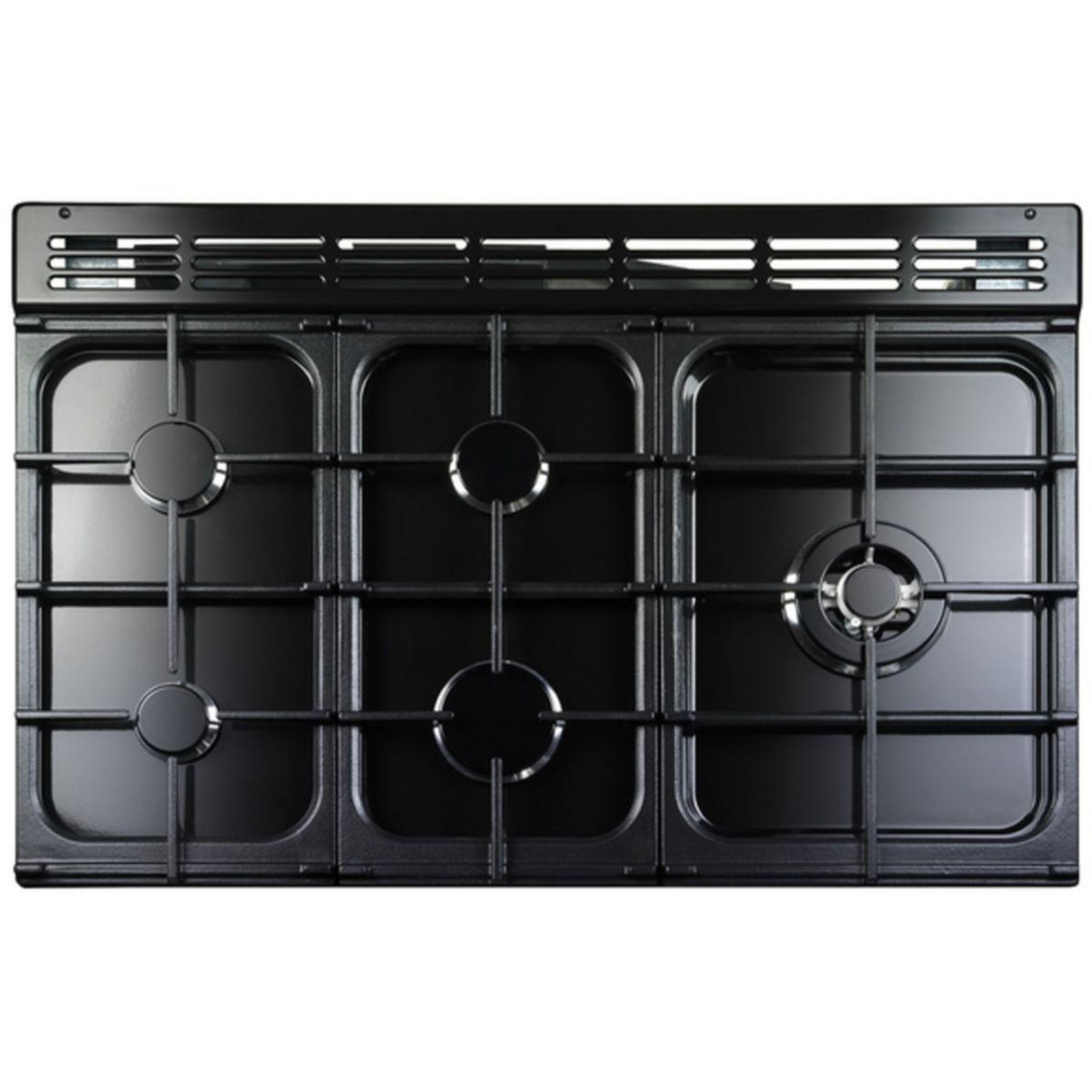 Voir la diapositive 3 : Falcon Piano de cuisson gaz PROF+90FX MIXT ROUGE AIRELLE