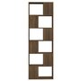 Voir la diapositive 5 : VIDAXL Bibliotheque/Separateur de piece Chene marron 60x24x186 cm