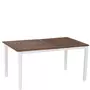 Table de jardin extensible 150/200x90cm aluminium et bois SYDNEY 