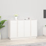 Voir la diapositive 1 : VIDAXL Buffet Blanc 120x35x80 cm Bois massif de pin