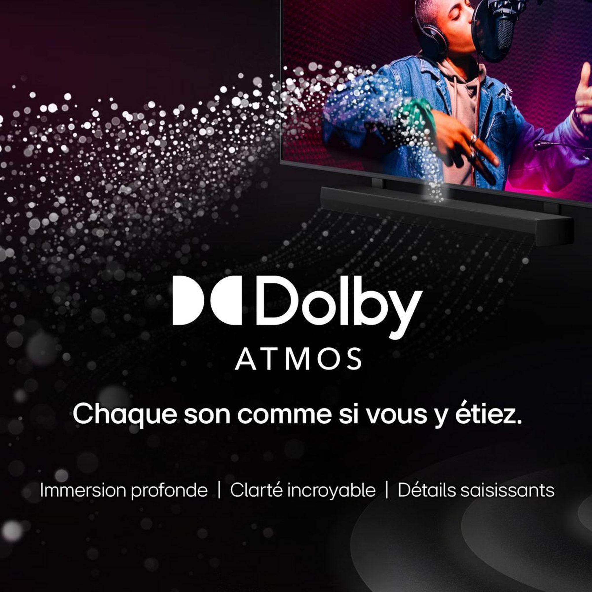 Voir la diapositive 4 : LG Barre de son s95tr atmos wow orchestra