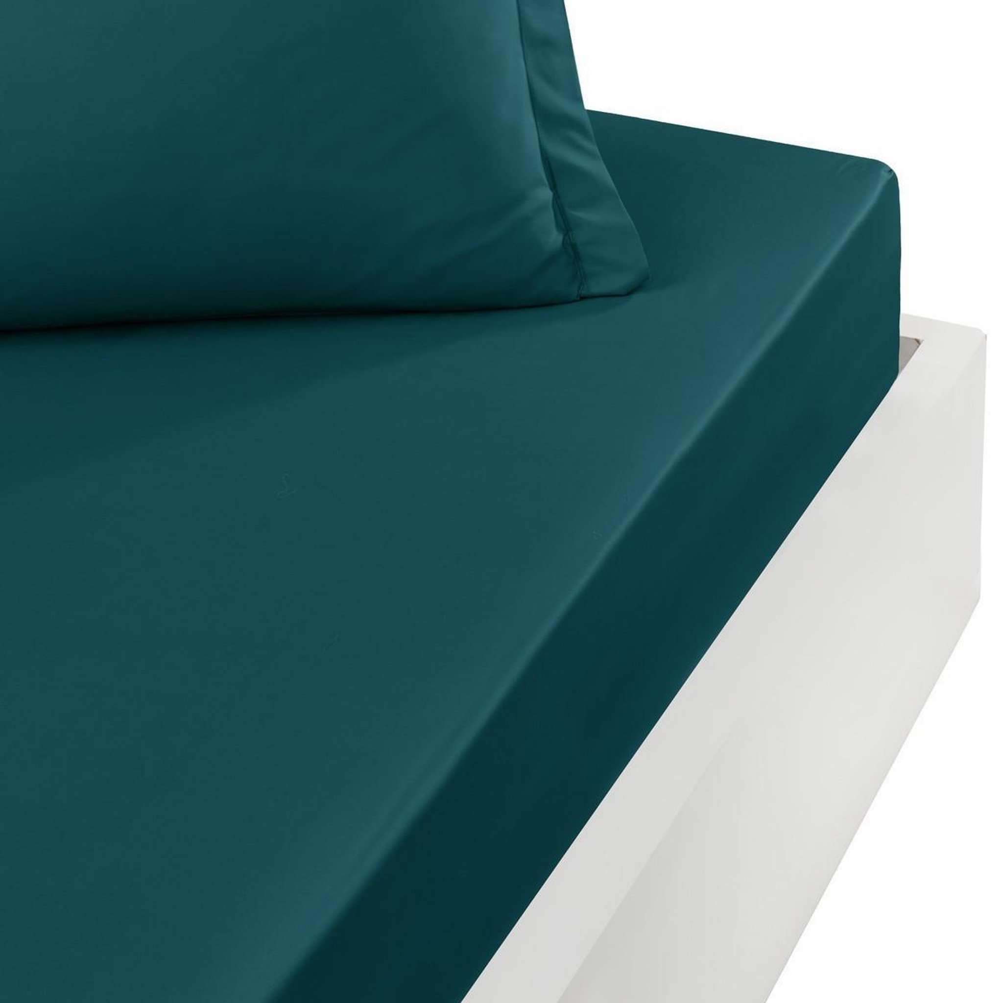 Voir la diapositive 1 : Sensei Maison Drap housse bonnet 40 cm en percale coton SOFT PERCALE PLUS