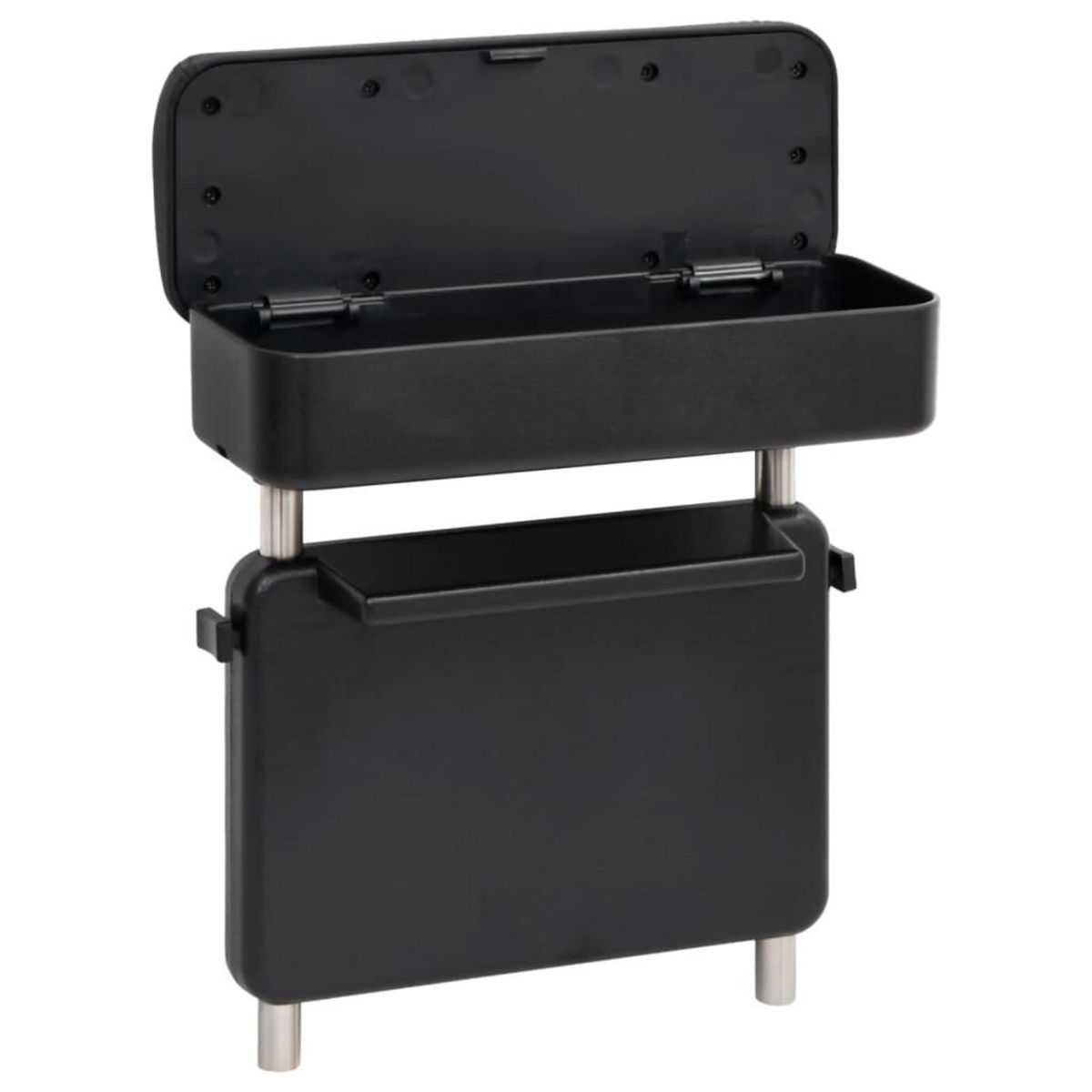 VIDAXL Accoudoir de voiture universel noir 23x8x(30-38) cm ABS