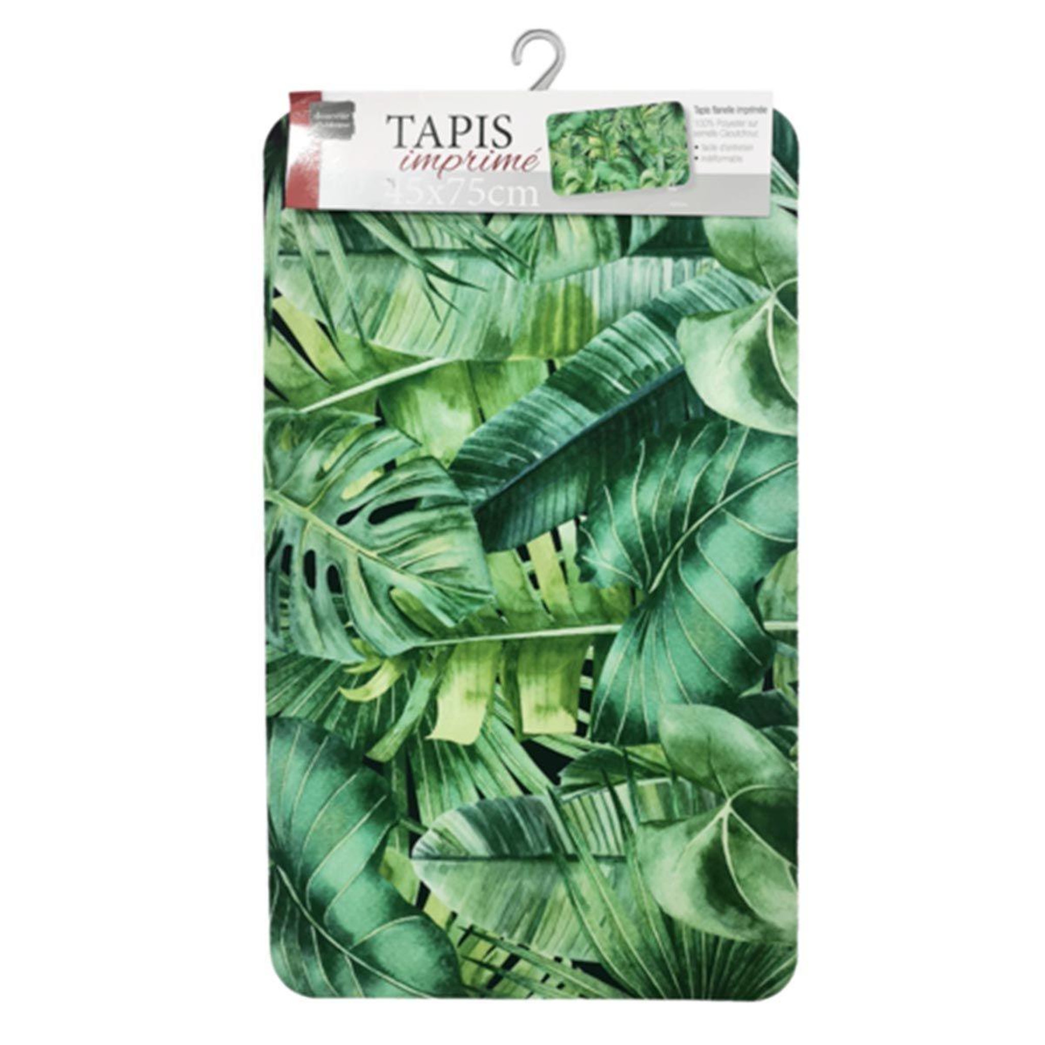 Voir la diapositive 2 : Douceur d'Intérieur Tapis imprimé  adriana  45x75cm vert