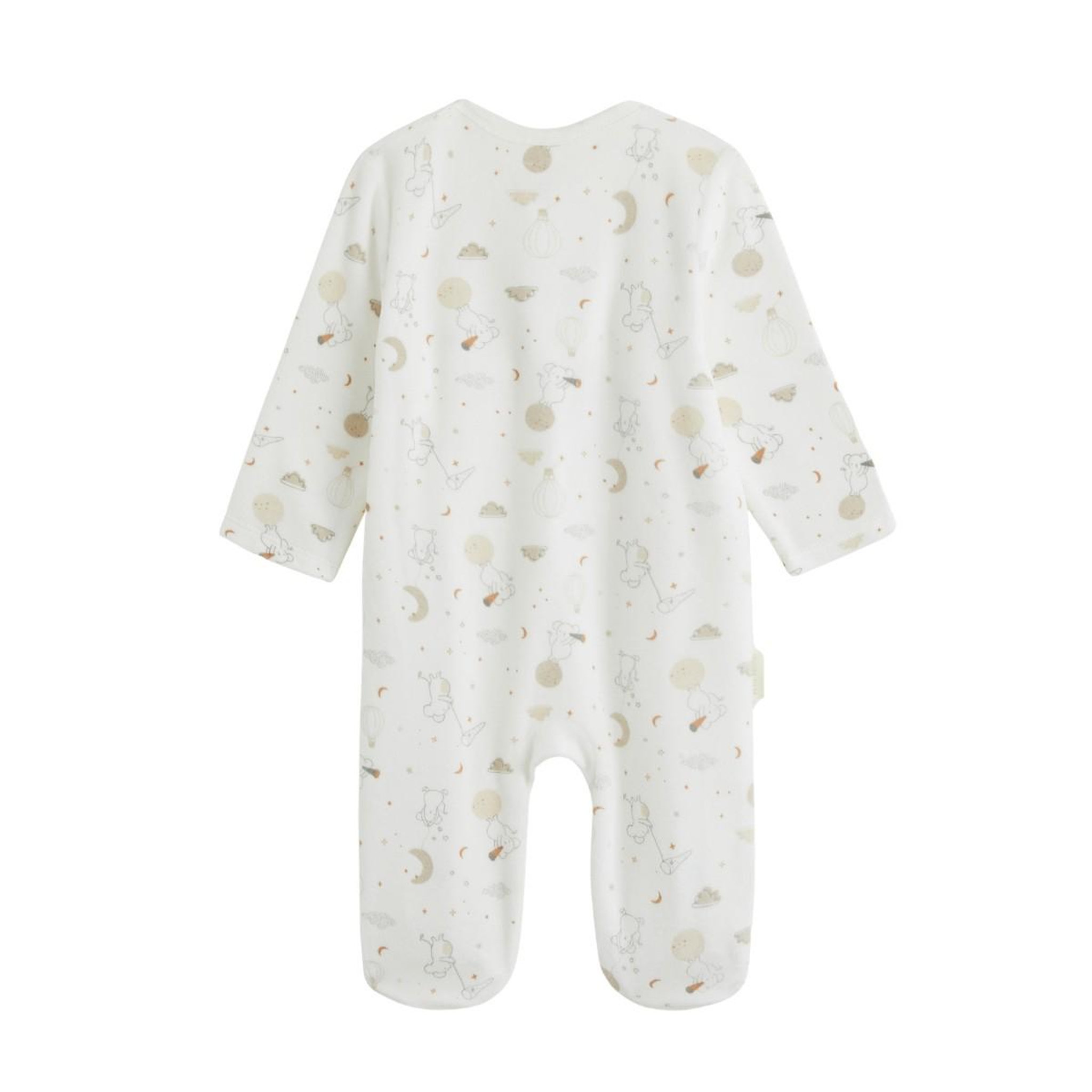 Voir la diapositive 5 : Petit Béguin Kit naissance 3 pièces pyjama, body et doudou bébé eliah