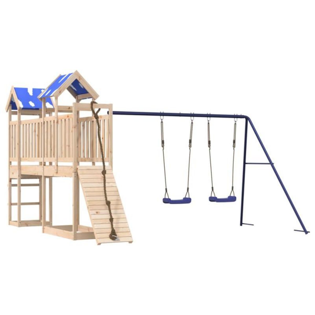 VIDAXL Aire de jeux d extérieur bois de pin massif