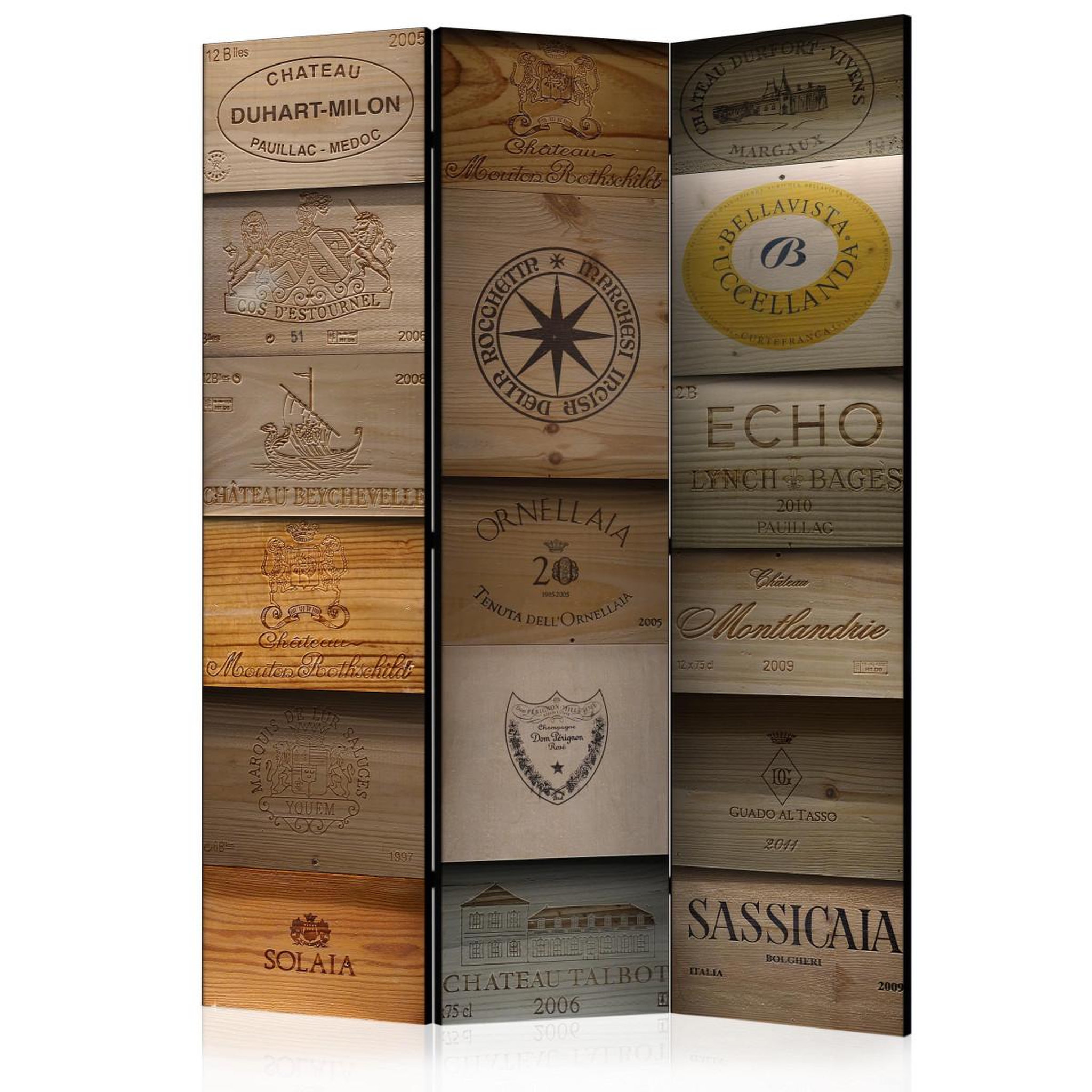 Paris Prix Paravent 3 volets  old vineyard  135x172cm