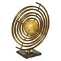 Voir la diapositive 1 : ATMOSPHERA Globe Déco Vintage  Sandy  37cm Or
