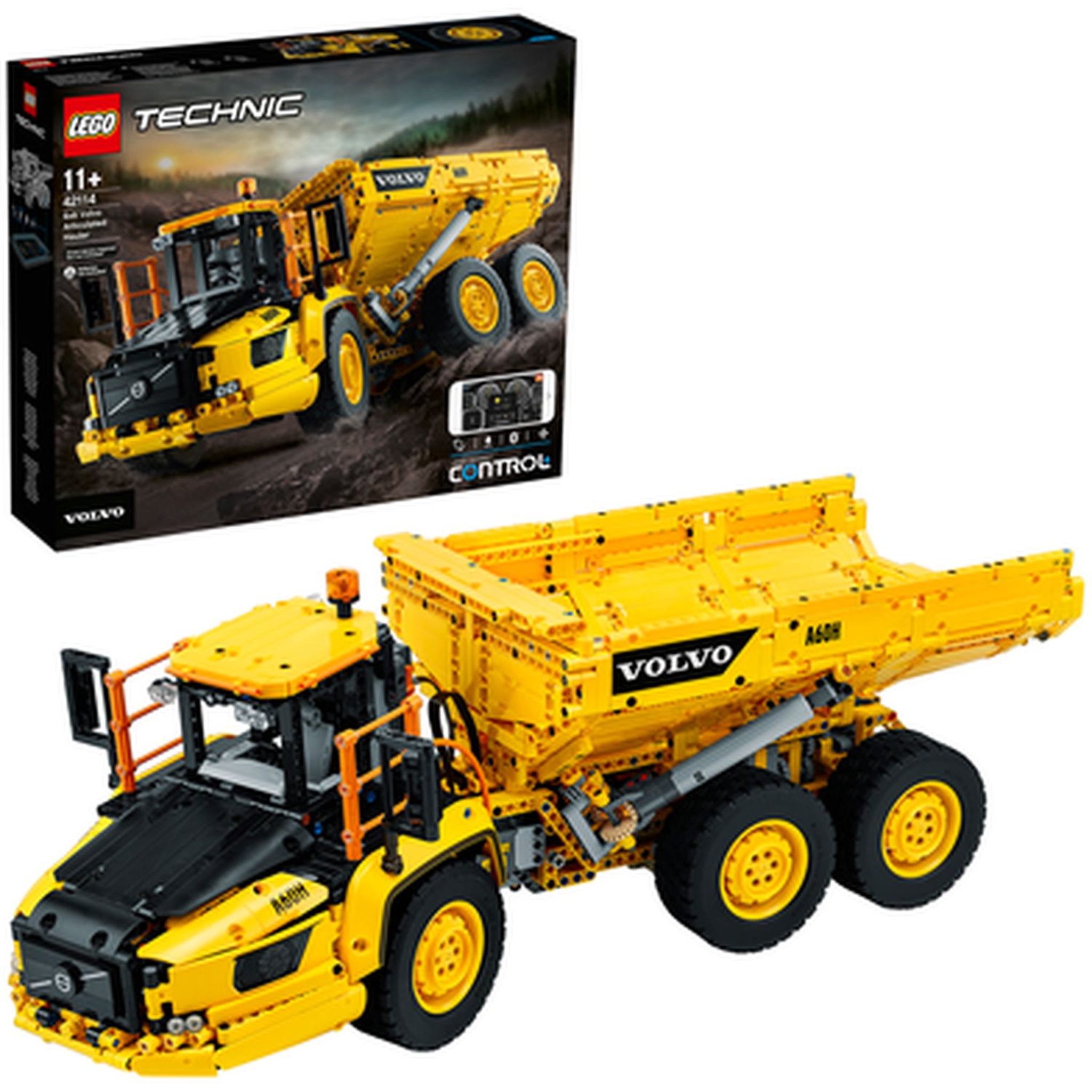 Voir la diapositive 3 : LEGO Technic 42114 - Le tombereau articulé Volvo 6x6