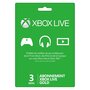 MICROSOFT Abonnement Xbox Live Gold 3 Mois