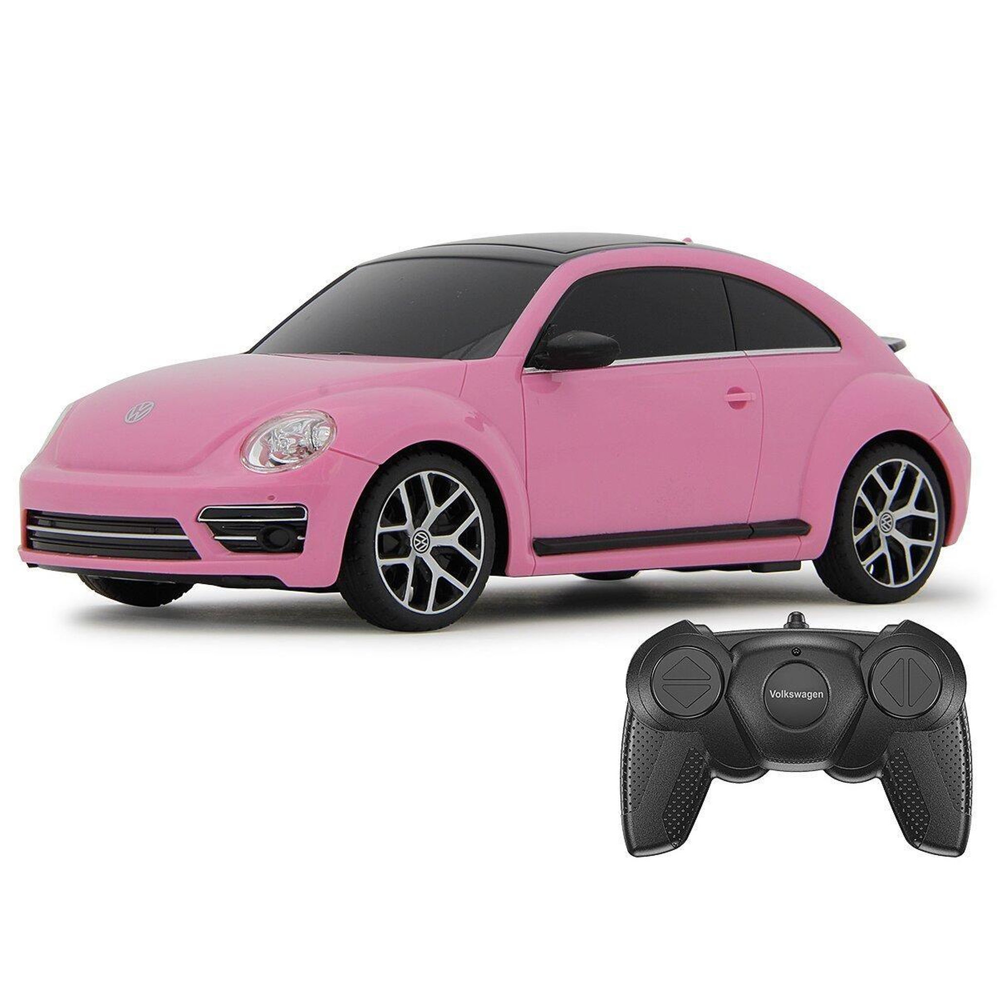 Voir la diapositive 4 : Jamara Voiture télécommandée vw beetle 1:24 rose vif 2,4ghz