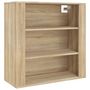 Voir la diapositive 2 : VIDAXL Armoire murale Chene sonoma 80x33x80 cm Bois d'ingenierie