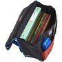 Voir la diapositive 5 : AUCHAN Cartable 41 cm CM1/CM2 noir bleu et rouge East Side