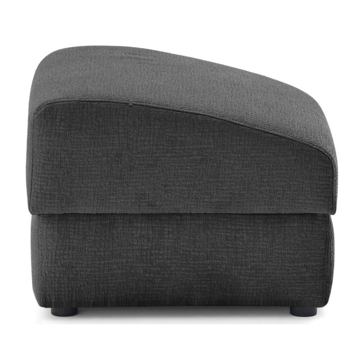 LISA DESIGN Bastille - pouf en tissu velours relief