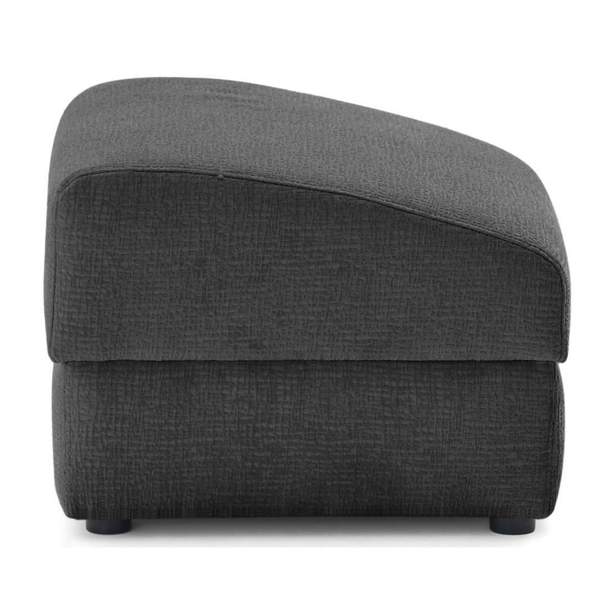 LISA DESIGN Bastille - pouf en tissu velours relief