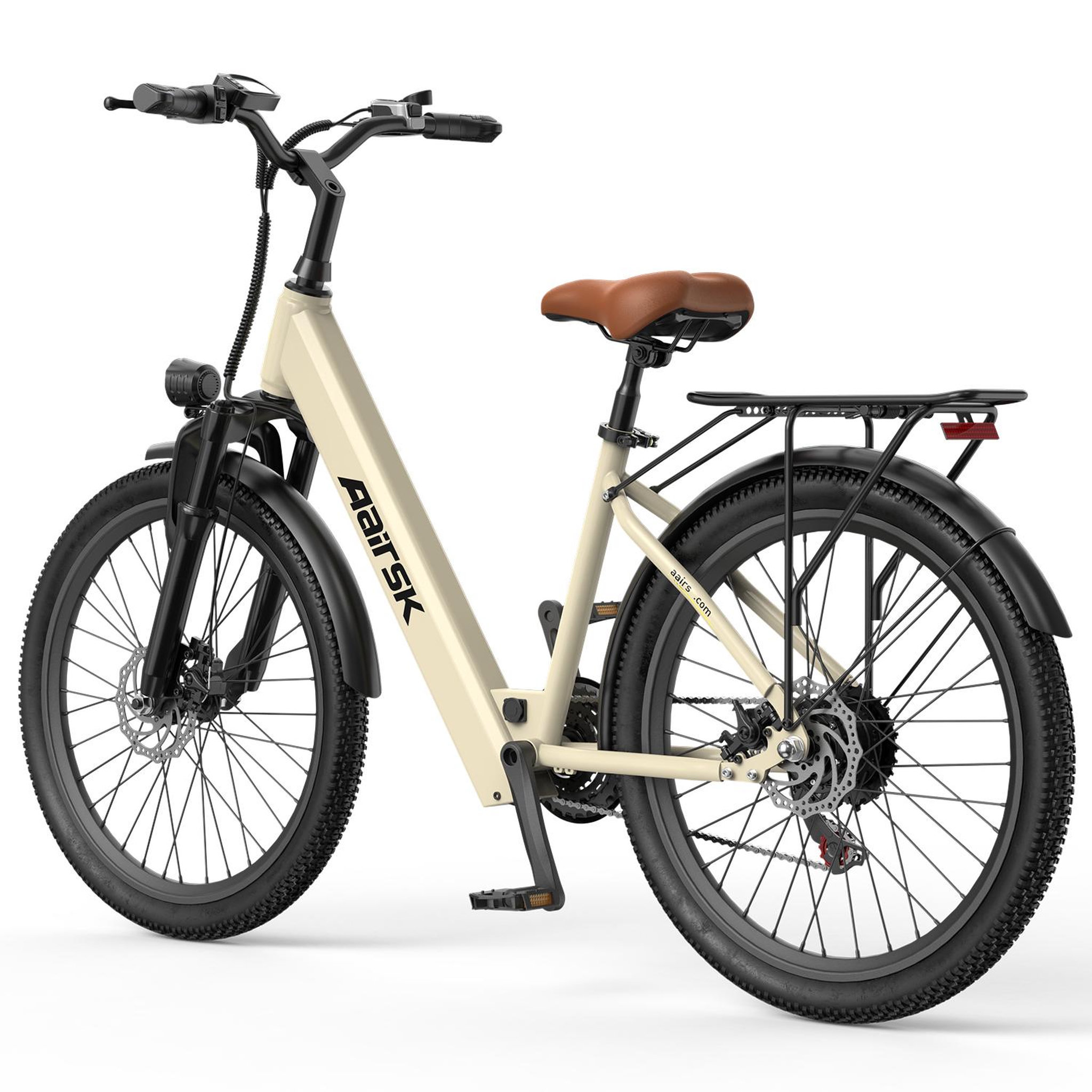 Voir la diapositive 3 : AAIRSK Vélo électrique urbain aairsk su7, 24 pouces, pour adultes, 36 v 250 w 13 ah, déverrouillage nfc