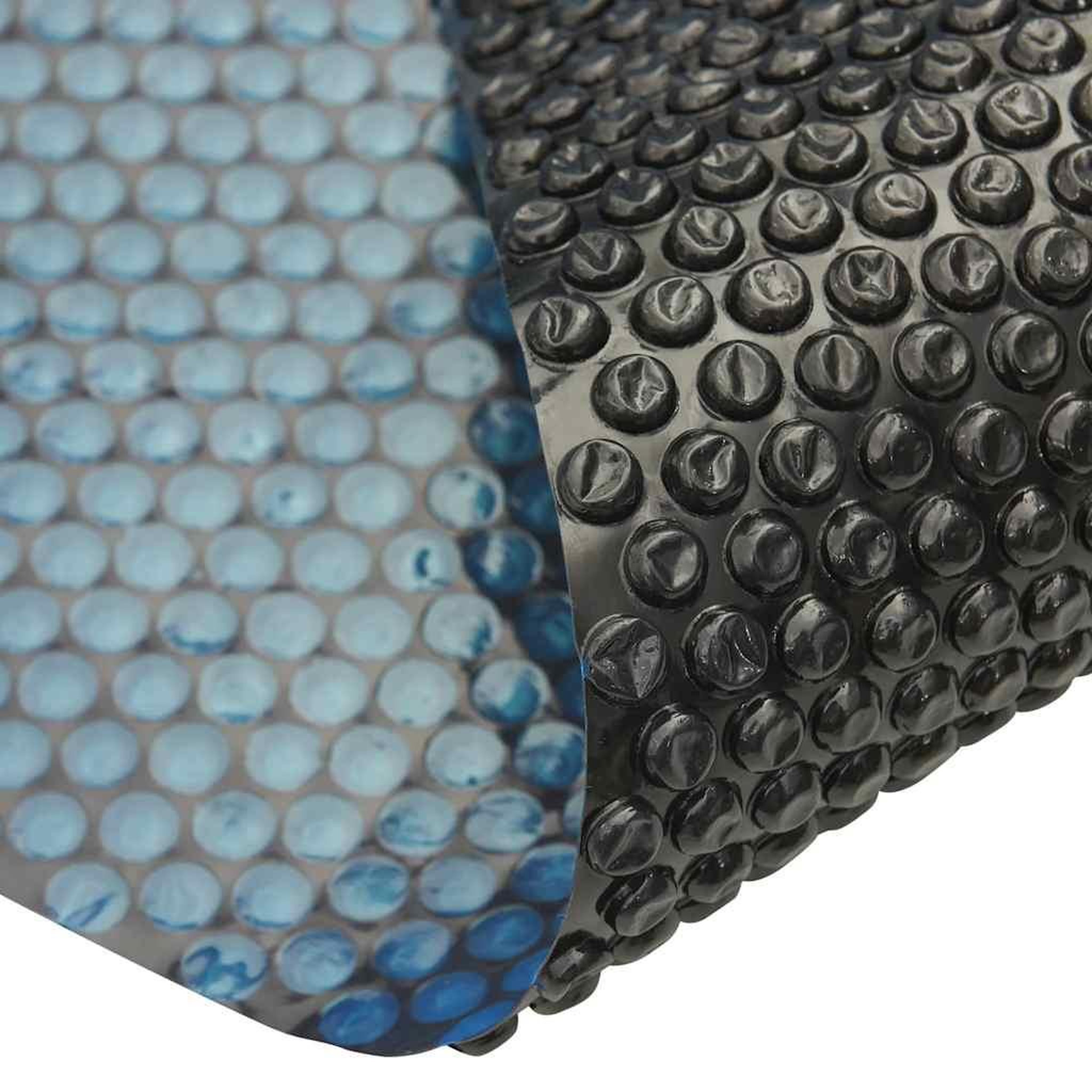 Voir la diapositive 3 : VIDAXL Film solaire de piscine flottant PE 488 cm Noir et bleu