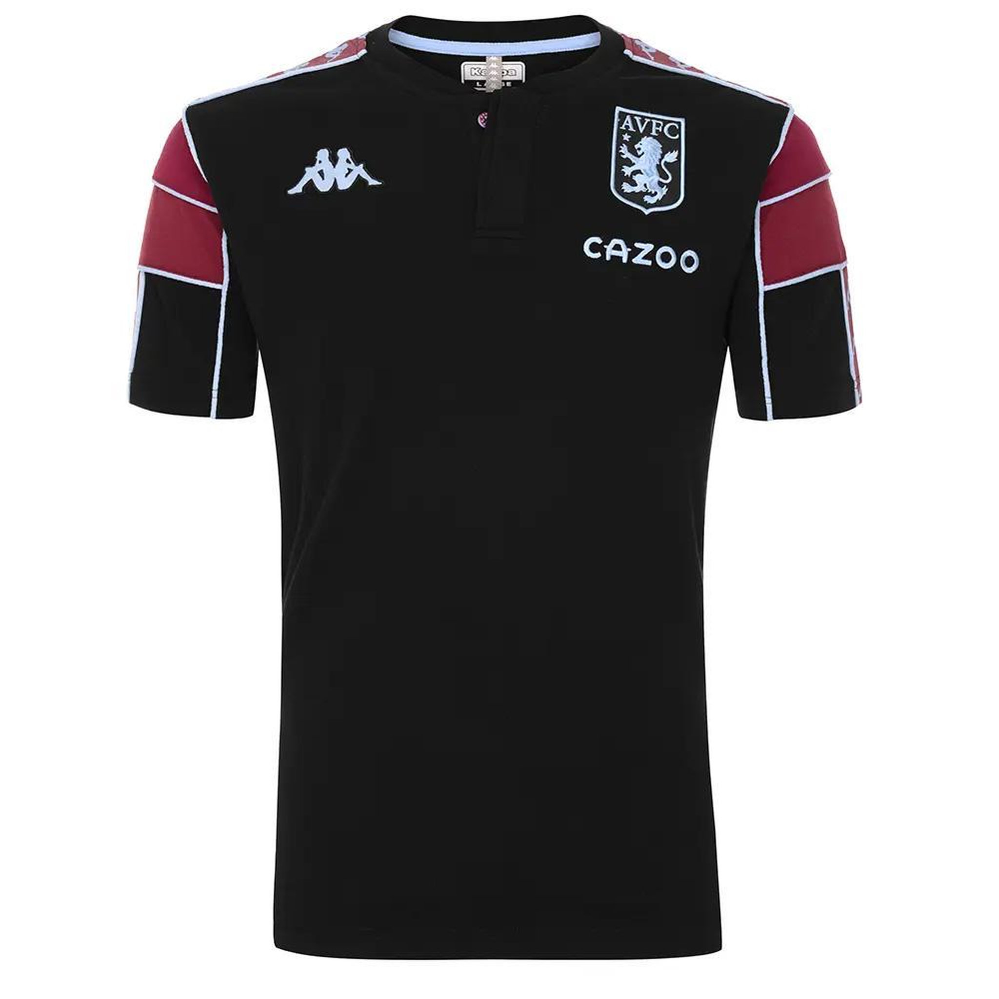 KAPPA Aston Villa Polos foot Noir Homme Kappa 2021/2022. Coloris disponibles : Bleu