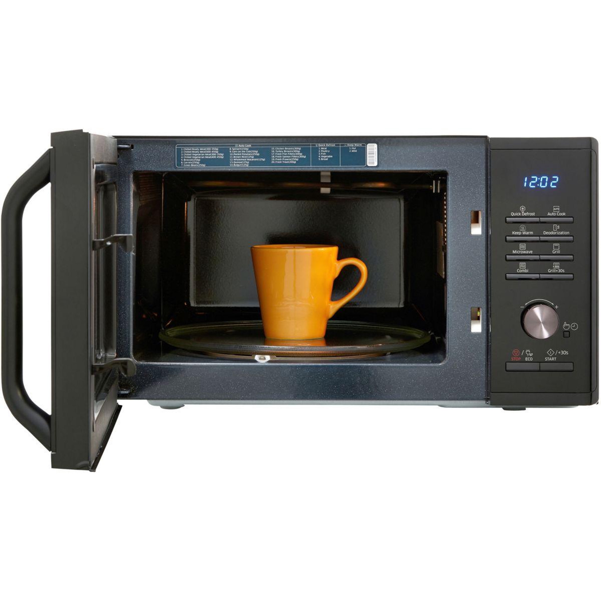 Voir la diapositive 2 : Samsung Micro ondes grill mg23k3515ak/ef