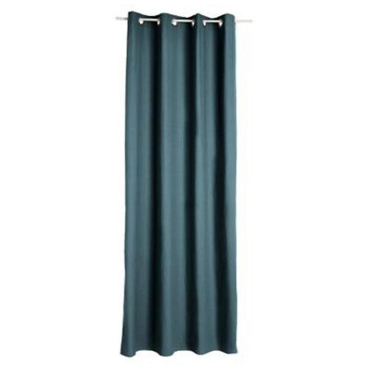 ATMOSPHERA Rideau à Oeillets  Panama II  140x260cm Bleu Canard