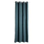 ATMOSPHERA Rideau à Oeillets  Panama II  140x260cm Bleu Canard