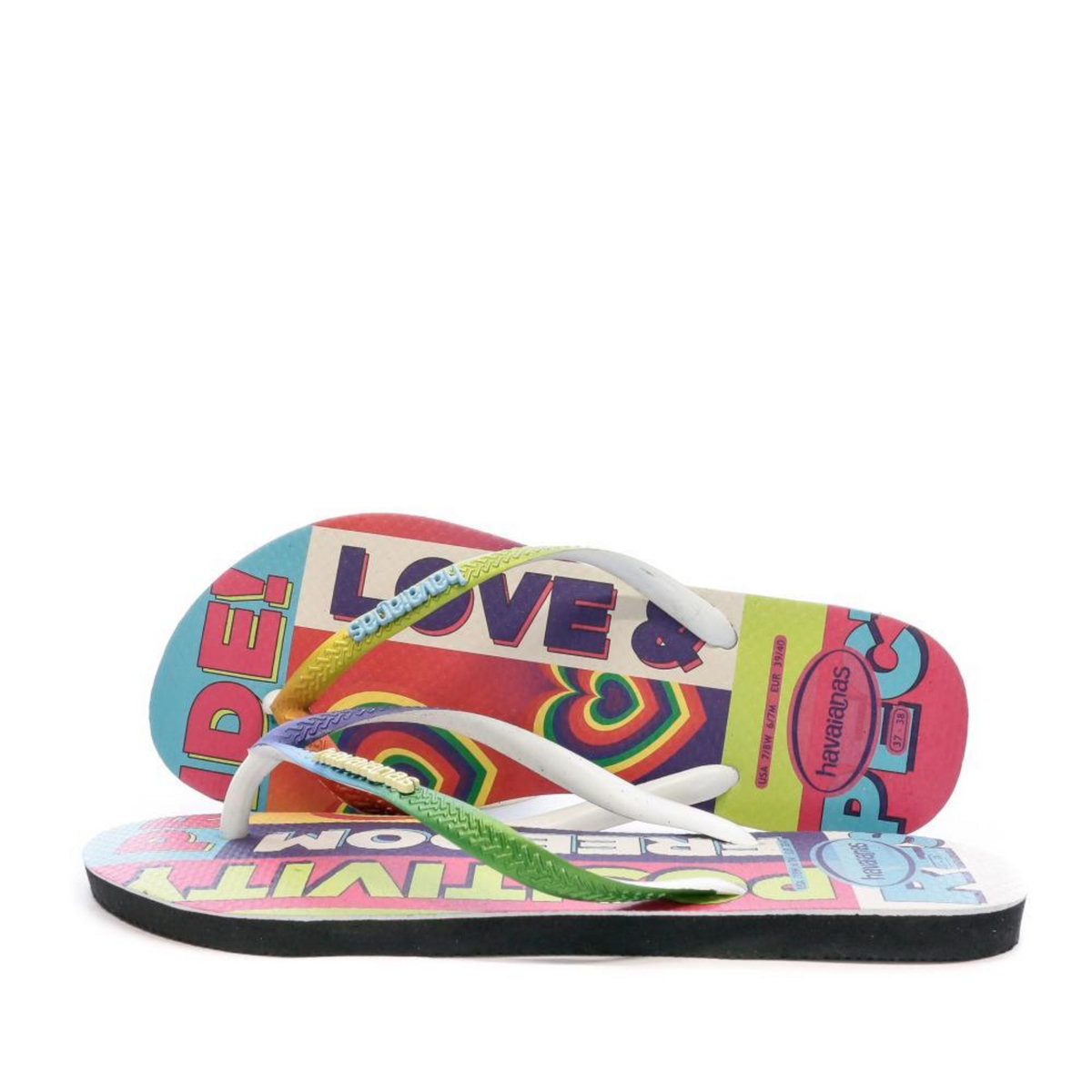 HAVAIANAS Tongs Multicolore Mixte Havaianas Slim Pride Rainbow