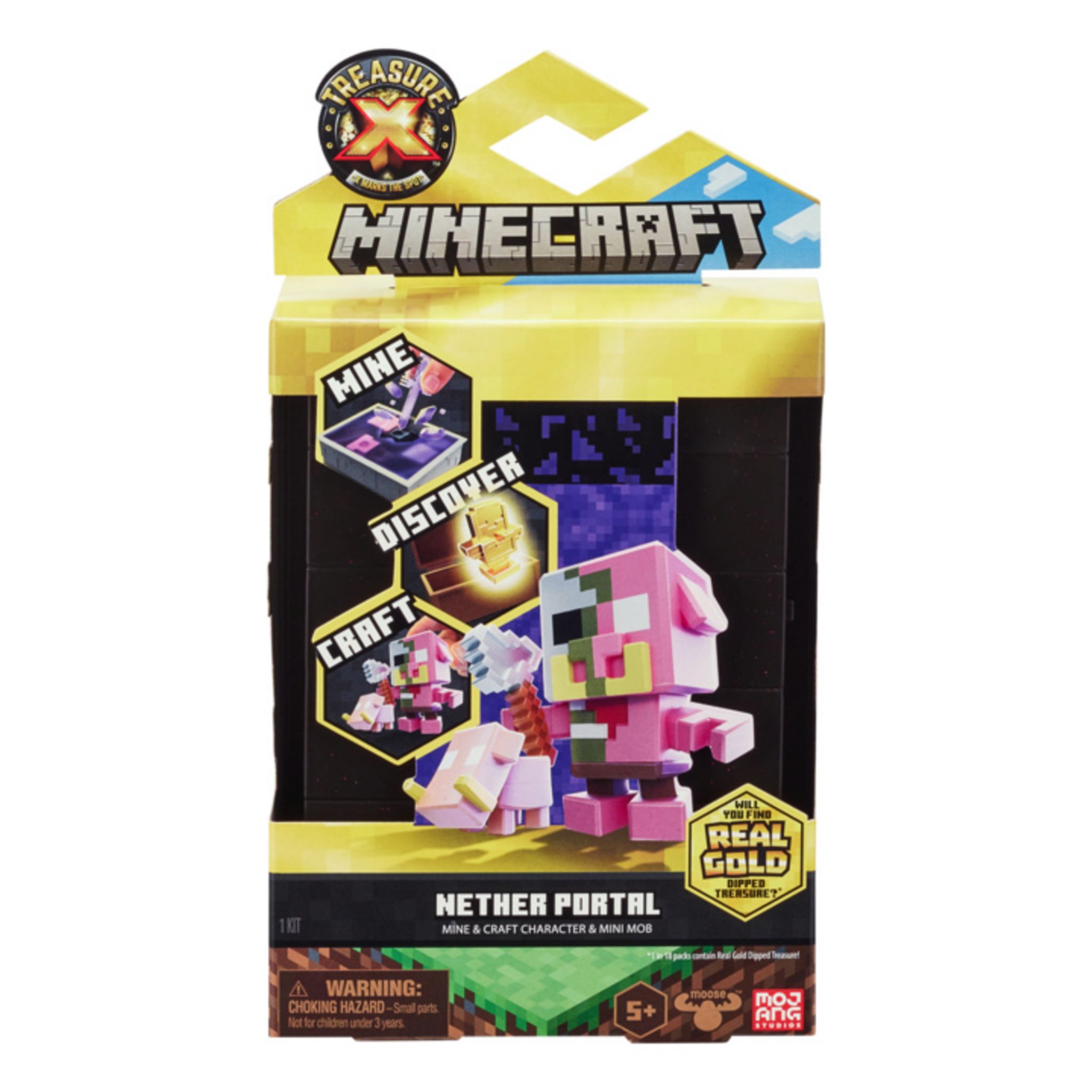 MOOSE TOYS Minecraft Trésor X Nether Portal