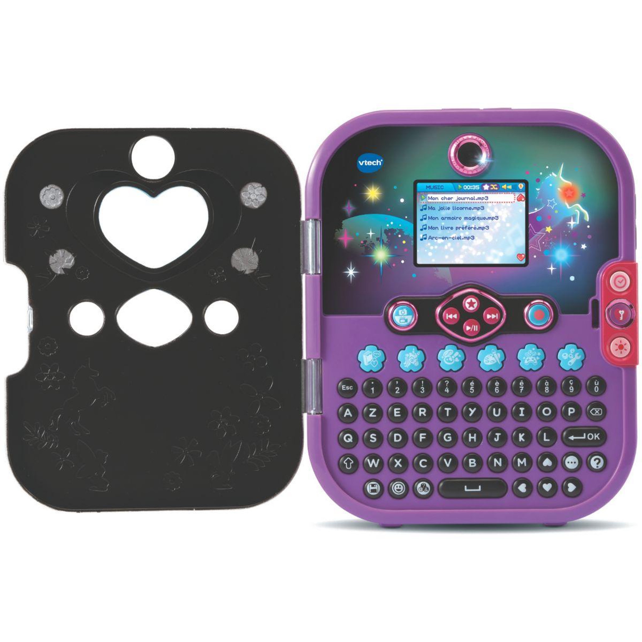 Voir la diapositive 2 : VTECH Jeu éducatif KidiSecrets Selfie Music 2.0 noir