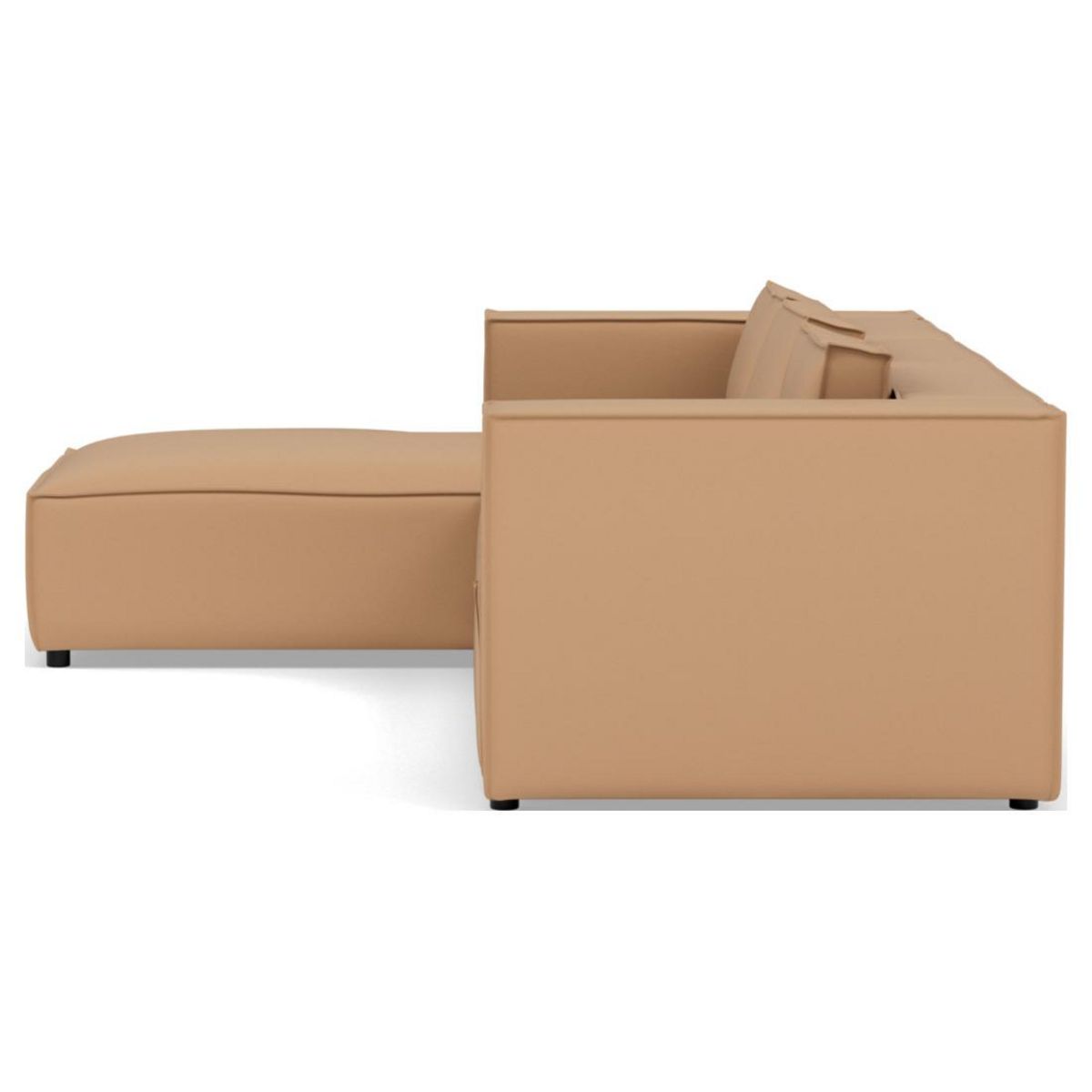 LISA DESIGN Stella - canapé d'angle gauche 4 places en simili