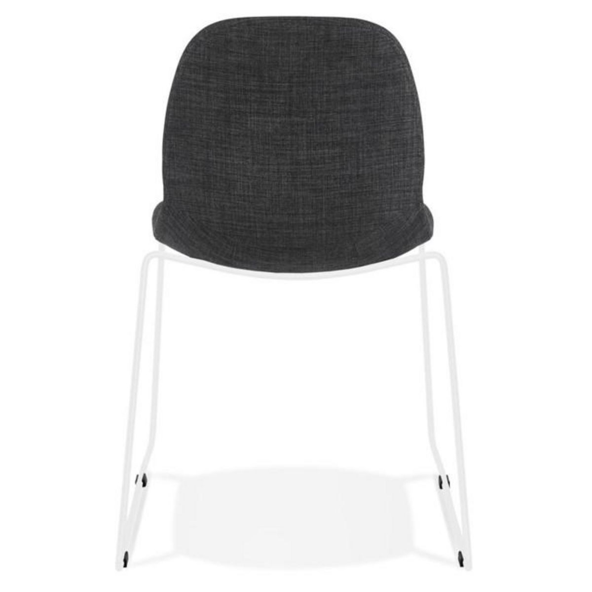 Paris Prix Chaise Design  Sluna  85cm Gris Foncé & Blanc