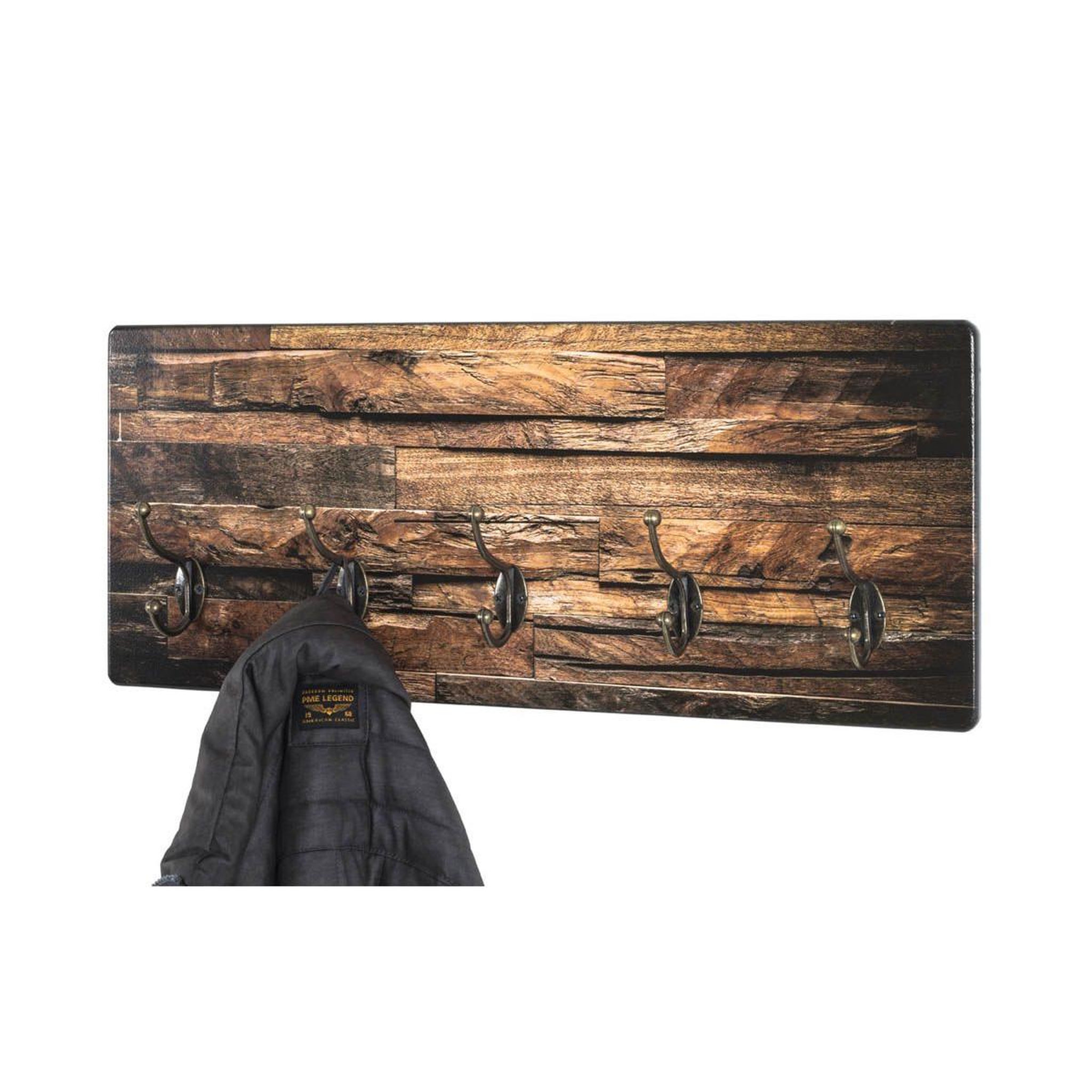 Voir la diapositive 2 : Paris Prix Patère murale design  john  60cm marron