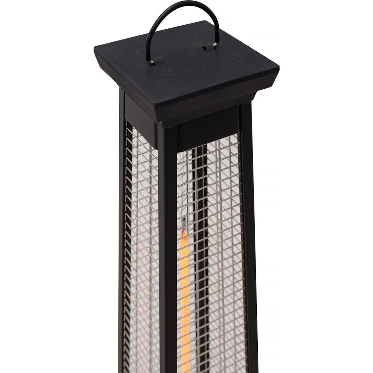Habitat et Jardin Chauffage électrique radiant en fibre de carbone  Volcano  - 2000W - Noir