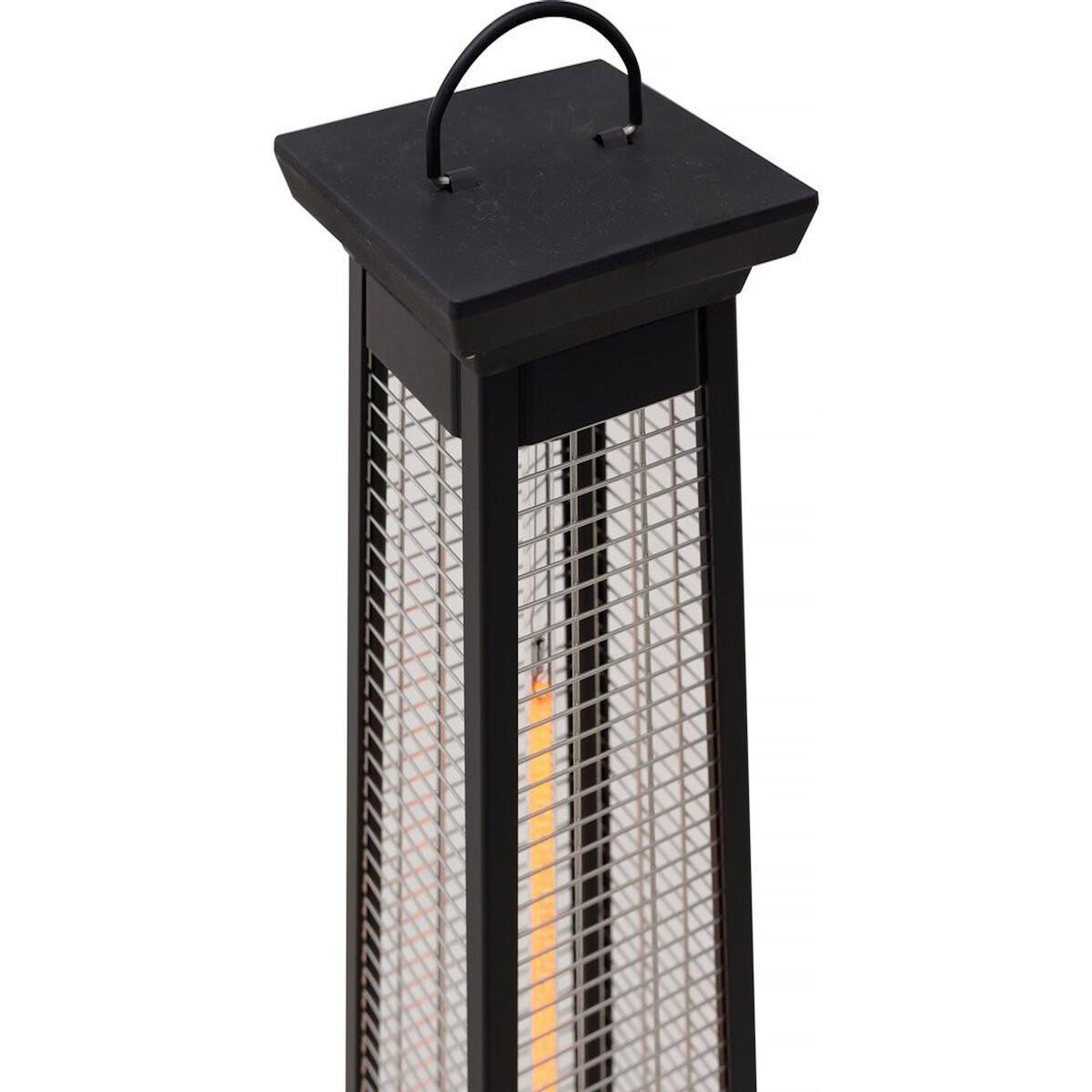 Habitat et Jardin Chauffage électrique radiant en fibre de carbone  Volcano  - 2000W - Noir