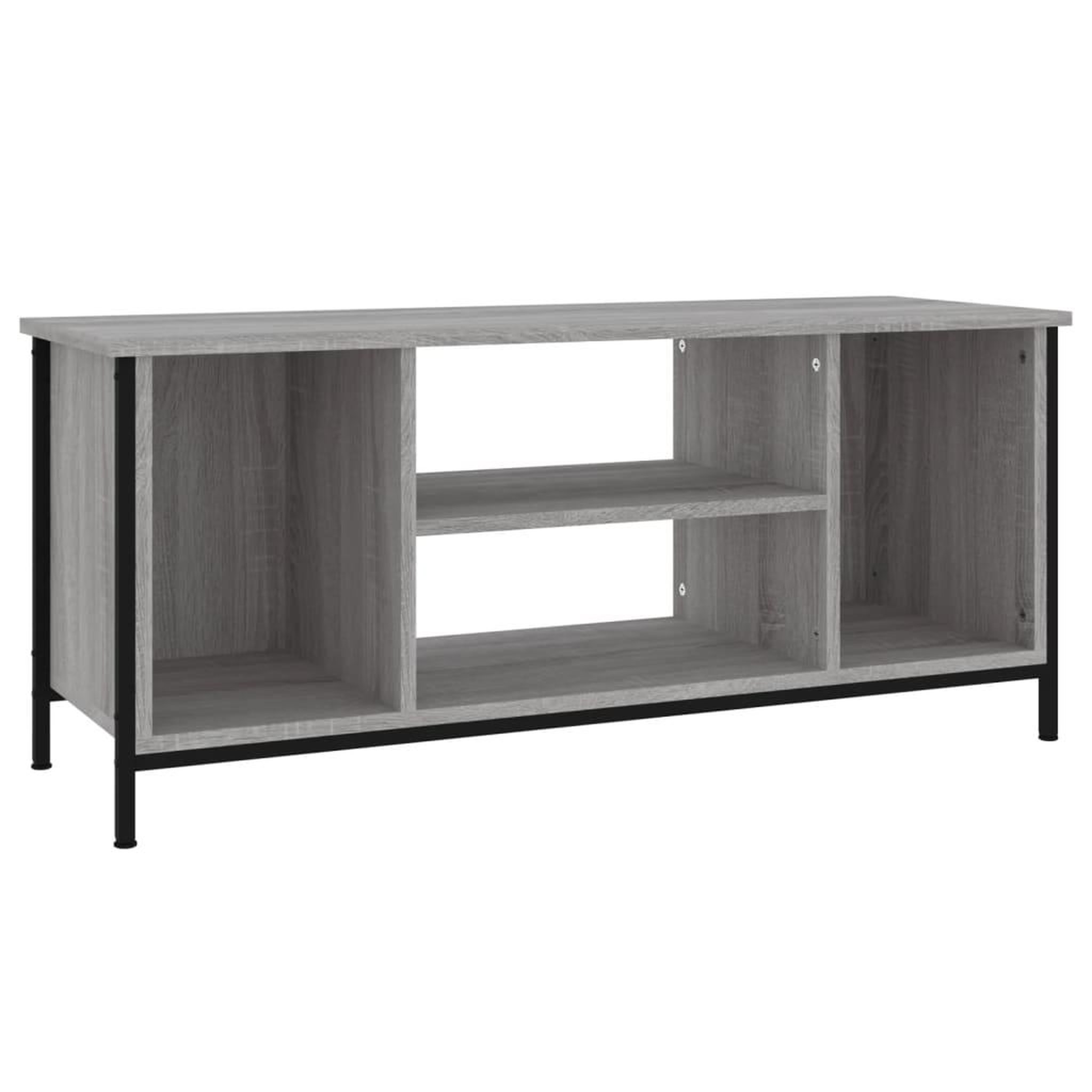 Voir la diapositive 2 : VIDAXL Meuble TV sonoma gris 102x35x45 cm bois d'ingenierie