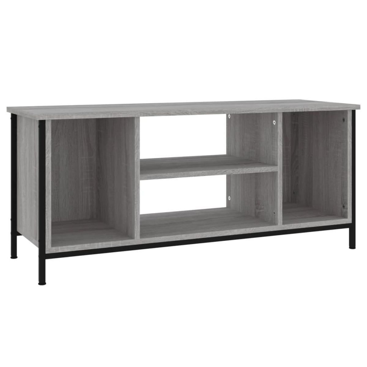 VIDAXL Meuble TV sonoma gris 102x35x45 cm bois d'ingenierie