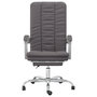 Voir la diapositive 3 : VIDAXL Fauteuil inclinable de bureau Gris Similicuir