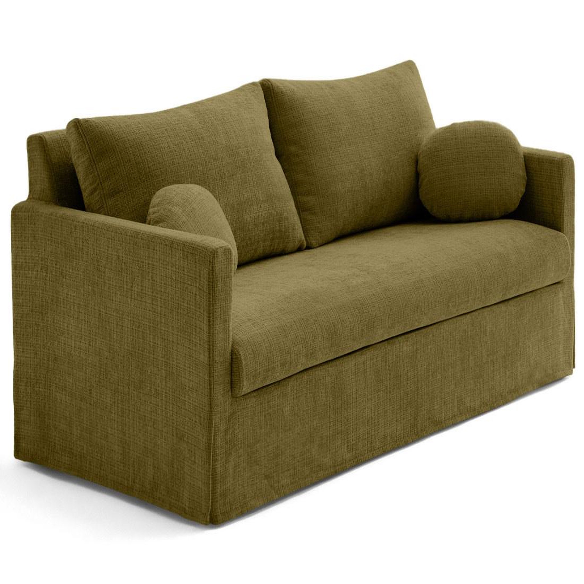 Voir la diapositive 5 : LISA DESIGN Serena - canapé droit déhoussable 3 places en velours texturé